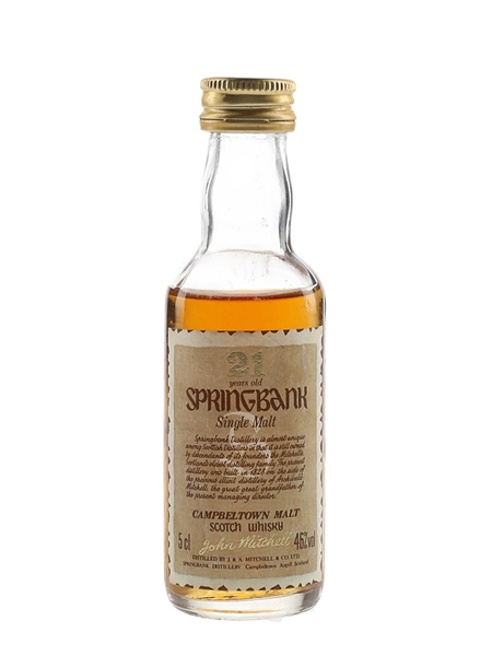 Springbank 21 Year Old Bottled 1990s 5cl / 46%