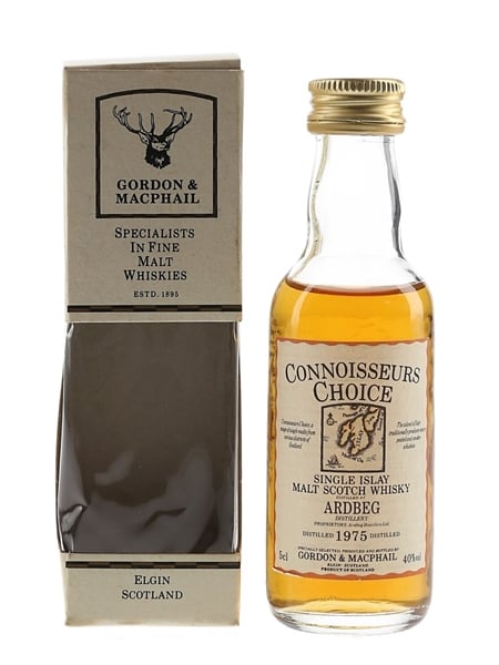 Ardbeg 1975 Connoisseurs Choice Bottled 1990s - Gordon & MacPhail 5cl / 40%