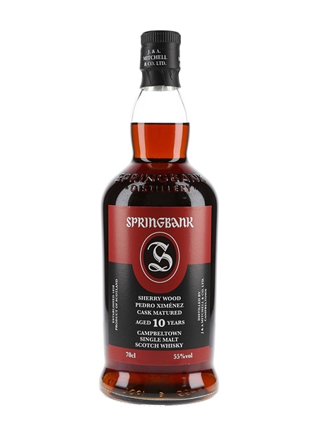 Springbank 10 Year Old Pedro Ximenez Cask Matured Bottled 2022 70cl / 55%