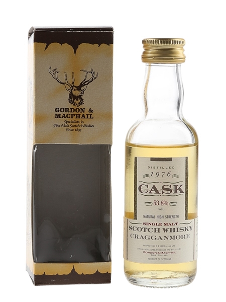 Cragganmore 1976 Cask Strength Bottled 1993 - Gordon & MacPhail 5cl / 53.8%