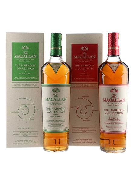 Macallan The Harmony Collection Intense Arabica & Smooth Arabica  2 x 70cl