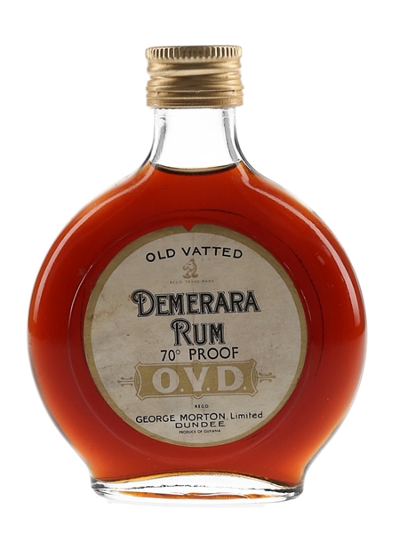 OVD Old Vatted Demerara Rum Bottled 1970s - George Morton 5cl / 40%