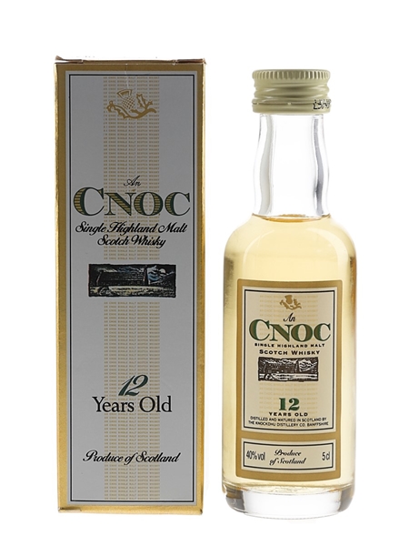 AnCnoc 12 Year Old Bottled 1990s-2000s  - Knockdhu Distillery Company 5cl / 40%