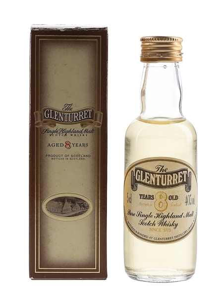 Glenturret 8 Year Old Bottled 1980s 5cl / 40%