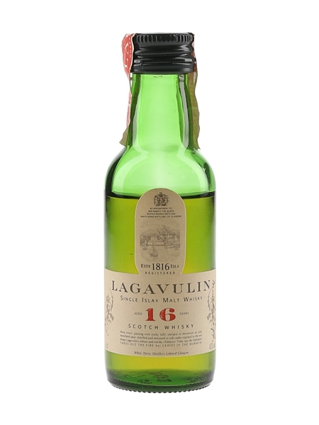 Lagavulin 16 Year Old Bottled 1980s-1990s - White Horse Distillers 5cl / 43%