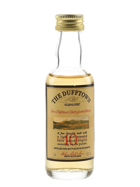 Dufftown Glenlivet 10 Year Old Bottled 1980s 5cl / 40%