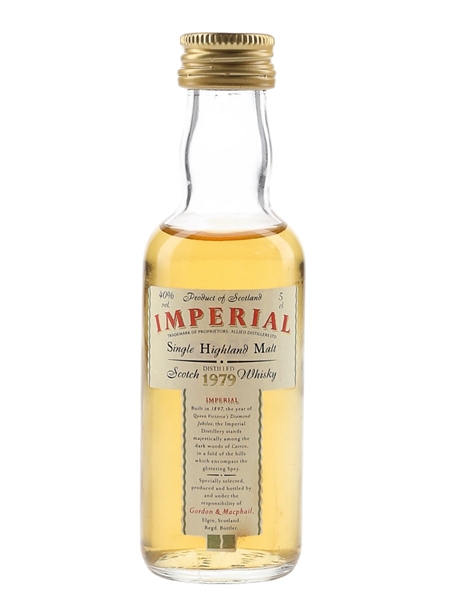 Imperial 1979 Bottled 1990s - Gordon & MacPhail 5cl / 40%