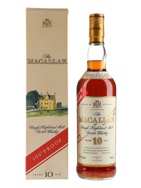 Macallan 10 Year Old 100 Proof Bottled 1990s 70cl / 57%