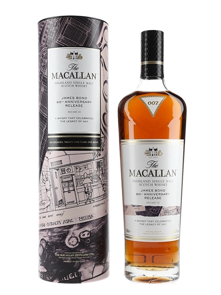 Macallan James Bond 60th Anniversary, Decade III 70cl / 43.7%