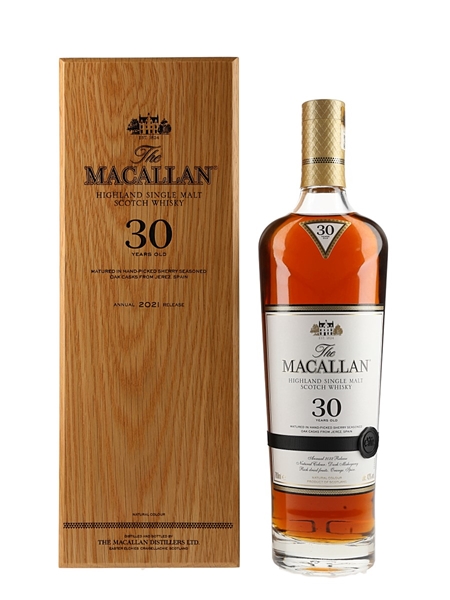 Macallan 30 Year Old Annual 2021 Release 70cl / 43%