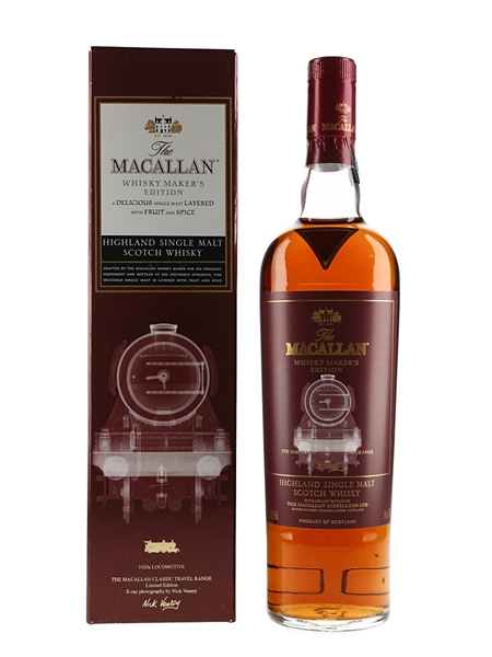 Macallan Whisky Maker's Edition Classic Travel Range - 1920s Locomotive 70cl / 42.8%