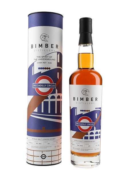 Bimber The Spirit Of The Underground - Piccadilly Circus Single Cask 436 70cl / 62.1%