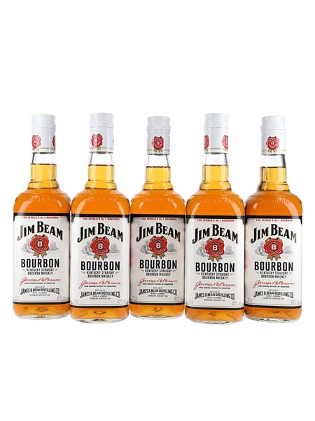 Jim Beam White Label  5 x 70cl / 40%