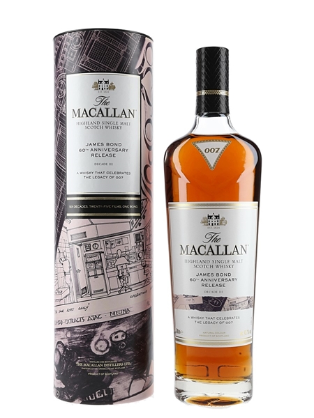 Macallan James Bond 60th Anniversary, Decade III 70cl / 43.7%