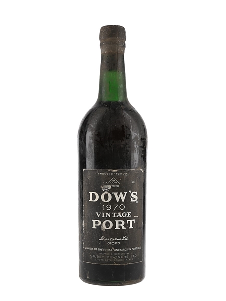 1970 Dow's Vintage Port Shipped & Bottled By Gilbey Vintners Ltd., London 75cl