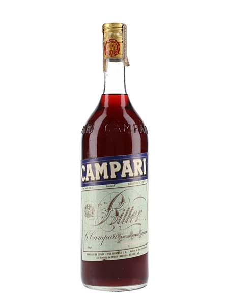 Campari Bitter Bottled 1970s-1980s - Spain 100cl / 25%