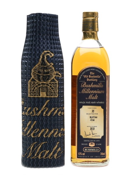 Bushmills 1975 Millennium Private Cask Number 305 70cl / 43%