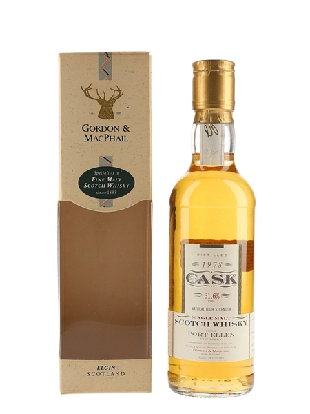 Port Ellen 1978 Cask Strength Bottled 1994 - Gordon & MacPhail 35cl / 61.6%