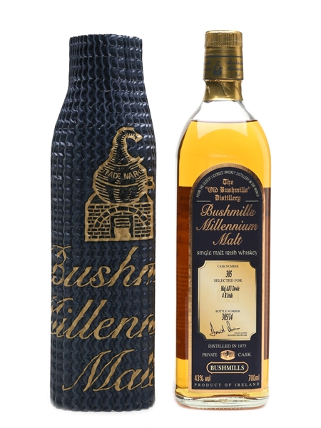 Bushmills 1975 Millennium Private Cask Number 305 70cl / 43%