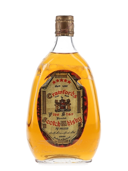 Crawford's Five Star Spring Cap Bottled 1950s 75cl / 40%