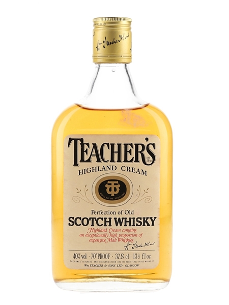 Teacher's Highland Cream Bottled 1970s-1980s 37.8cl / 40%