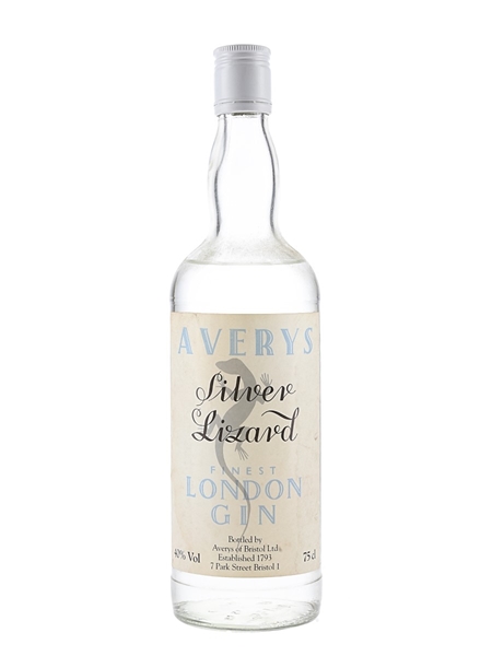 Averys Silver Lizard Bottled 1980s 75cl