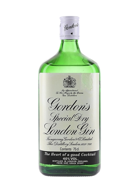 Gordon's Special Dry London Gin Bottled 1980s 75cl / 40%