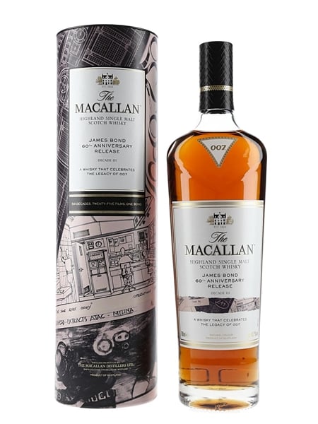 Macallan James Bond 60th Anniversary, Decade III 70cl / 43.7%