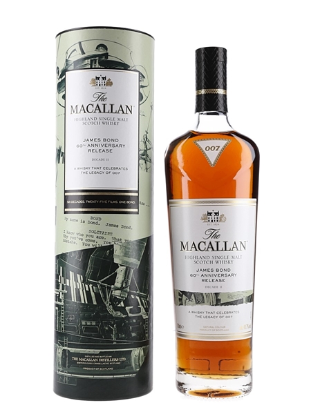 Macallan James Bond 60th Anniversary, Decade II 70cl / 43.7%