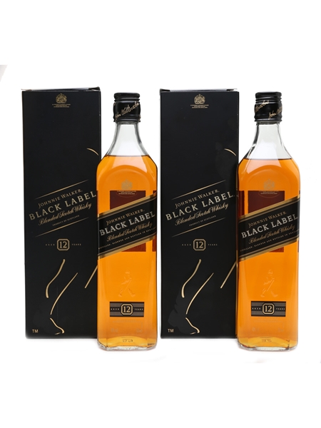 Johnnie Walker Black Label Two Bottles 2 x 70cl / 40%