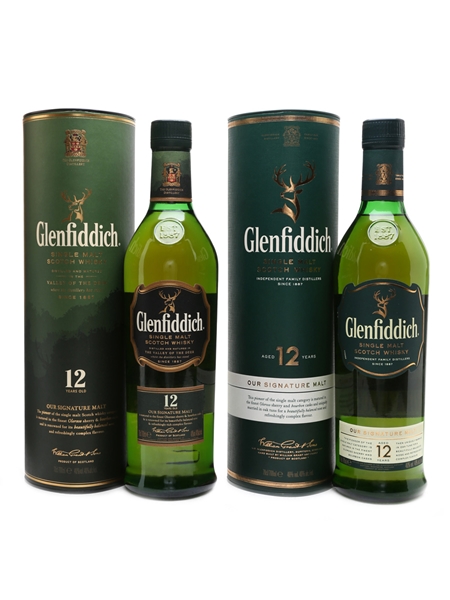 Glenfiddich 12 Year Old  2 x 70cl / 40%