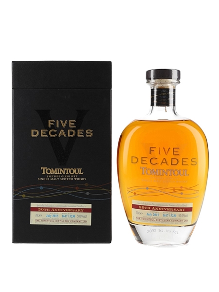 Tomintoul Five Decades 50th Anniversary 70cl / 50%