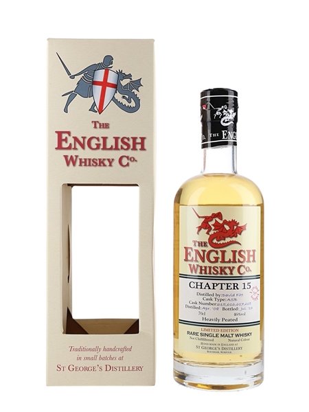 The English Whisky Co. 2008 5 Year Old Chapter 15 Bottled 2013 - Heavily Peated 70cl / 46%