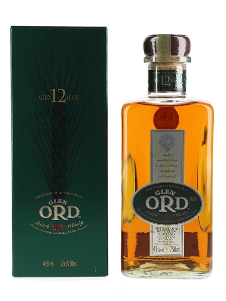 Glen Ord 12 Year Old Bottled 2000s 75cl / 43%