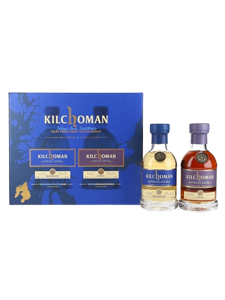 Kilchoman Machir Bay & Sanaig Gift Set  2 x 20cl / 46%