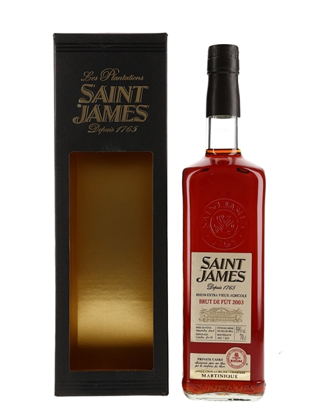 Saint James Brut De Fut 2003 Bottled 2018 - Private Casks 70cl / 59%