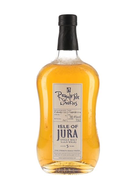 Jura 5 Year Old Heavily Peated Cask 19 Bottled 2004 - Royal Mile Whiskies 70cl / 58.4%