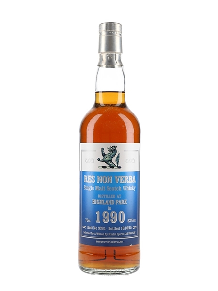 Highland Park 1990 Res Non Verba Bottled 2015 - Bristol Spirits 70cl / 53%