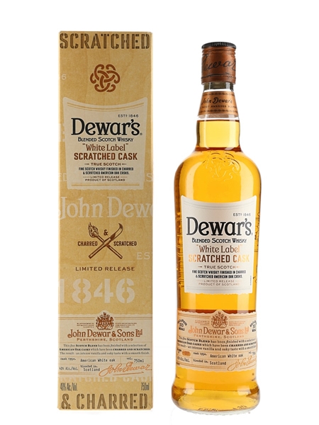 Dewar's White Label Scratched Cask Bottled 2015 - US Import 75cl / 40%