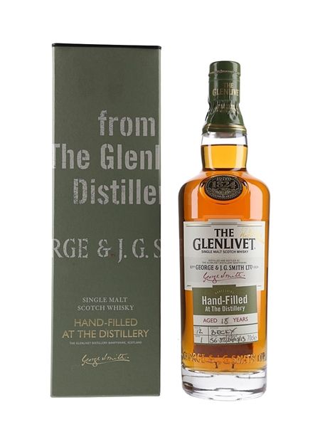 Glenlivet 18 Year Old - Cask No. 1 Bottled 2013 - Hand Filled At The Distillery 70cl / 56.8%