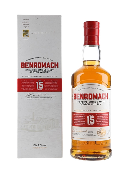 Benromach 15 Year Old Bottled 2022 70cl / 43%