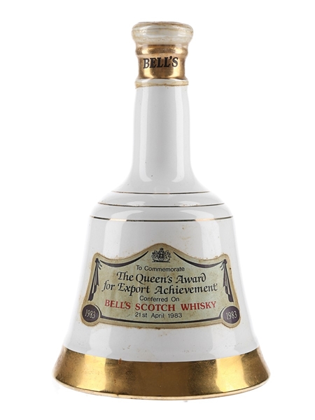 Bell's Ceramic Decanter Queen's Award for Export 1983 50cl / 40%