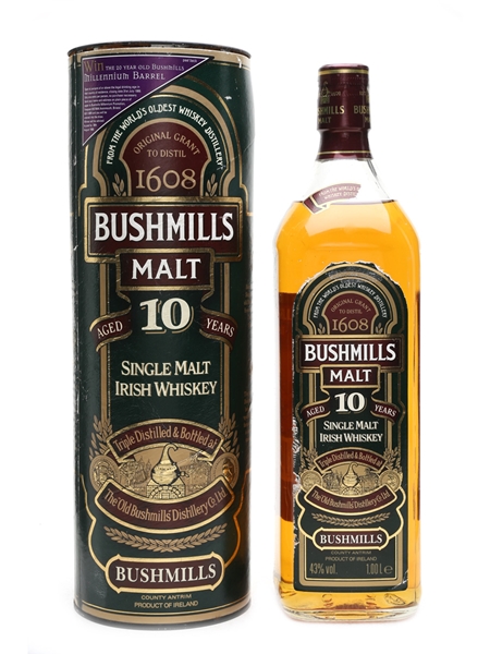 Bushmills 10 Year Old Old Presentation 100cl / 43%