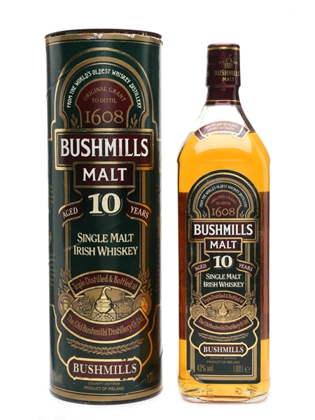 Bushmills 10 Year Old Old Presentation 100cl / 43%