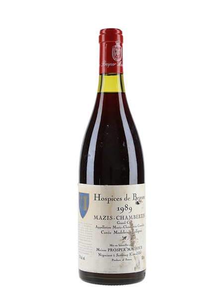 1989 Mazis Chambertin Grand Cru - Prosper Maufoux Hospices De Beaunes - Cuvee Madeleine Collignon 75cl / 13%