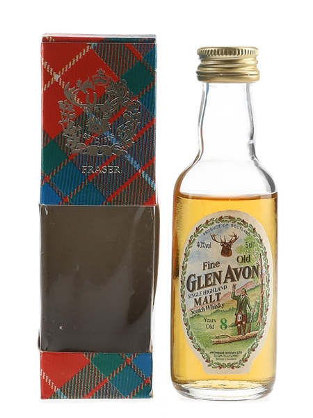 Glen Avon 8 Year Old Bottled 1980s 5cl / 40%