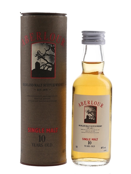 Aberlour 10 Year Old Bottled 1990s 5cl / 40%