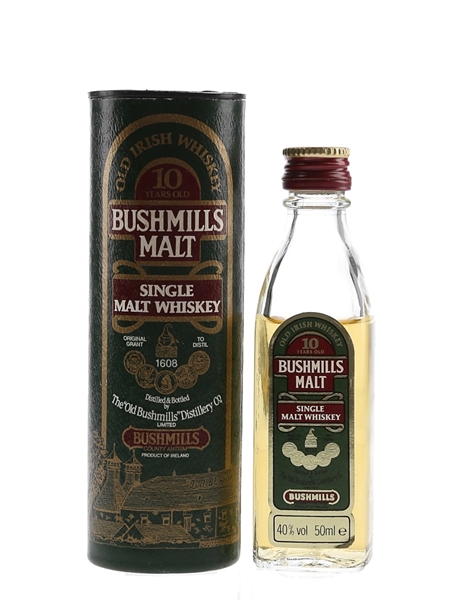 Bushmills 10 Year Old Bottled 1990s 5cl / 40%