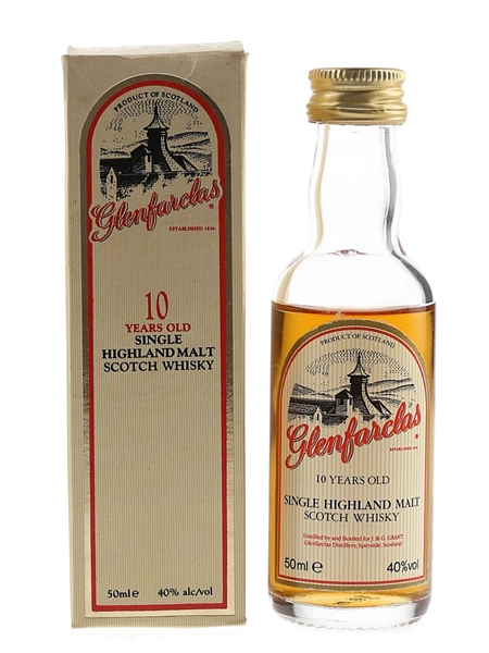 Glenfarclas 10 Year Old Bottled 1990s 5cl / 40%