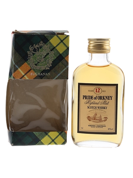 Pride Of Orkney 12 Year Old Bottled 1980s - Gordon & MacPhail 5cl / 40%